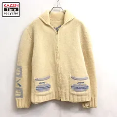 60s vintage ウール カウチンセーター メンズ Lサイズ相当のサムネイル