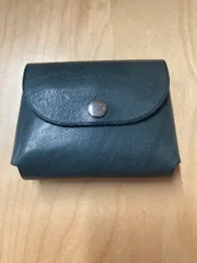 【307】ミニ財布 牛革 ネイビー ミニウォレット