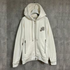 MONCLER フード付きホワイトパーカー - メルカリ