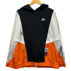 ナイキ NIKE パーカー フーディー プルオーバー ワンポイント ロゴ 長袖 L  マルチカラー