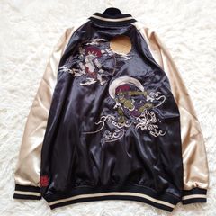 L FF14刺繍ジャンパー ハイデリン＆ゾディアーク エメトセルク