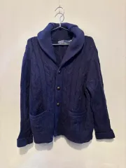 ポロラルフローレン 新モデル ケーブル編み ニット カーディガン