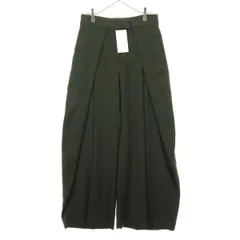 未使用 ZARA ザラ ワイドパンツ S カーキ系 レディース 古着