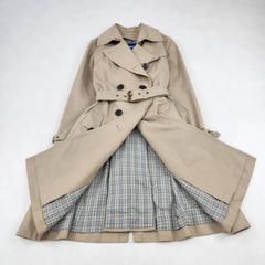 BURBERRY BLUE LABEL トレンチコート ノバチェック ダブル ベルト付き