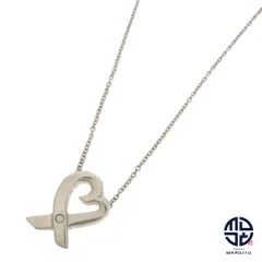 TIFFANY & CO. ティファニー 925 SILVER シルバー パロマ・ピカソ ラビング ハート ダイヤ1P ペンダント ネックレス ジュエリー アクセサリー ブランド