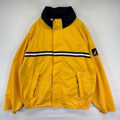 NAUTICA 90s セーリングジャケット L 紺 緑 ストリート 王道 希少