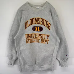 古着 90's/90年代 チャンピオン Champion USA製 スウェット リバースウィーブ カレッジロゴ プルオーバー 2XL  グレー系 メンズ