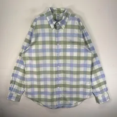 古着 90's/90年代 ヴィンテージ ブルックスブラザーズ Brooks Brothers USA製 長袖シャツ ボタンダウン REGENT USA製 L  ブルー系 チェック メンズ