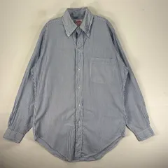古着 60's/60年代 ヴィンテージ ブルックスブラザーズ Brooks Brothers 長袖シャツ ボタンダウン 6ボタン Makers S  ブルー系 ストライプ メンズ