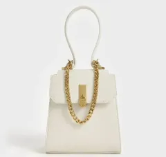 チャーリーアンドキース ジオメトリック トップ ハンドルバッグ