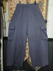 M ザラ コットン ルーズフィット クロップド 丈 カーゴパンツ