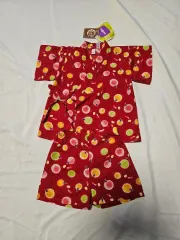 キッズ 浴衣 甚平 上下セット 80 新品