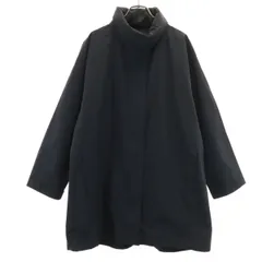 UNIQLO ユニクロ ブロックテックハーフ コート XL ブラック レディース 古着