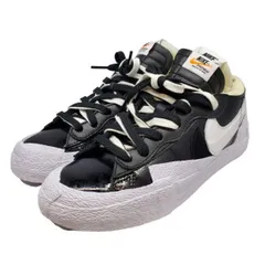NIKE ナイキ sacai サカイ Blazer Low Black Patent Leather DM6443-001 ローカットスニーカー コラボ 26cm