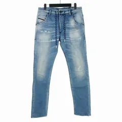 ディーゼル DIESEL KROOLEY-X-T スキニーデニムパンツ ジーンズ W29 ライトブルー 国内正規