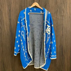 DOUBLE STANDARD CLOTHING ダブル スタンダード クロージング DSC バンダナペイズリーガウン ブルー サイズＦのサムネイル