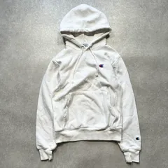 Champion リバースウィーブ メンズ パーカー フード付き スウェット コットン混 ホワイト 白