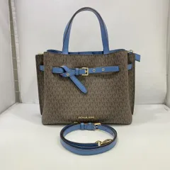 【中古】MICHAEL KORS サッチェルラージ 2WAYバッグ ブラウン×ブルー 35F0GU5S3B マイケル・コース[24][240024555608]のサムネイル
