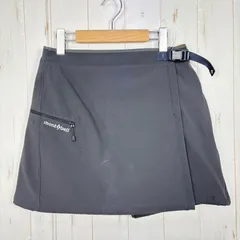 ✉️Women's S ブラック系 Montbell ( モンベル ) ODラップショーツ サーモ ナイロン ウェア ボトムス スカート z00057594  スカート ボトムス ウェア