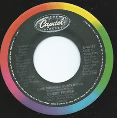 7” Climie Fisher Love Changes (Everything) / Never Close The Show B44137 CAPITOL /00080