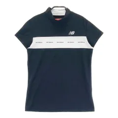サイズ：2 NEW BALANCE GOLF ニューバランス 2024年モデル モックネック半袖Tシャツ  ブラック系 [240101655783] ゴルフウェア レディース ストスト