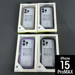 iPhone 15ProMax iFace Reflection 強化ガラス クリアケース ベージュ 4522327959305 グレー 4522327959282 パープル 4522327959329 ネイビー 4522327959299