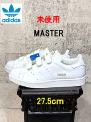 未使用 箱無デッドストック アディダス 01年 MASTER ホワイト 27.5cm マスター adidas ベルクロ 675394
