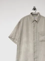 【Brooks Brothers】S/S リネンシャツ S ブルックスブラザーズ アイリッシュリネン 半袖 古着