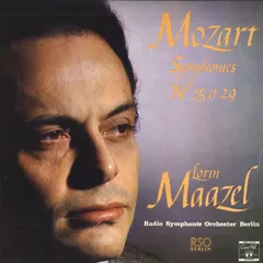 LP ロリン・マゼール, ベルリン放送 モーツァルト: 交響曲第29番, 第25番 SMS2626 CONCERT HALL /00260