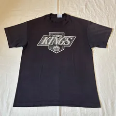90s unknown Tシャツ LOS ANGELES KINGS ロサンゼルス・キングス NHL ブラック フェード