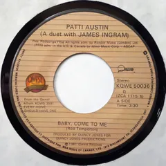 7” Patti Austin A Duet, James Ing Baby, Come To Me KQWE50036 Qwest Records /00080