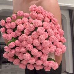 バラの花束ブランケット直径118cm，69本の大きな花ストール - メルカリ
