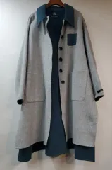 ハンドメイド) 正規品 バーバリー ウール ロングコート