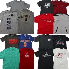 古着卸 まとめ スポーツブランドMIX Ｔシャツ 15枚セット ( メンズ S ) アディダス リーボック ジョーダン NBA ニックス 中古 古着 NE4258