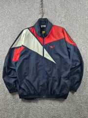 90's REEBOK カラーブロック ウィンドブレーカー ジャケット (M) / 11377