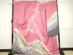 夏物単衣 振袖 正絹 227夢色春霞 165cmまで 13号 - メルカリ