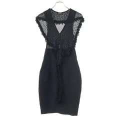 CHANEL シャネル 2006AW ノースリーブレースレースワンピース P29093K00171 ブラック 38のサムネイル