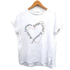 シップス SHIPS Tシャツ カットソー 半袖 コットン 文字 プリント ワンサイズ ホワイト 白 /KT23