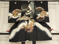 ☆4728☆ 七五三 男の子 着物 襦袢付き かけ着 男児 一つ身 - メルカリ