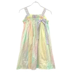 FENDI KIDS フェンディ キッズ マルチカラーFFポップリンドレス ワンピース JFB539 ミックス 7Aのサムネイル