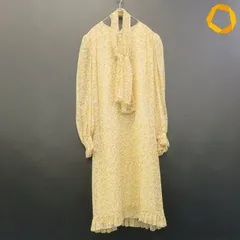 ジュンアシダ junashida ワンピース ロング 長袖 総柄 ストール付き レディース [a1002539]のサムネイル