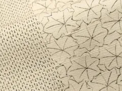 平和屋着物■上質な紬　楓間道　鈴乃屋扱い　正絹　逸品　CABF4222ev