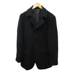 コムサメン COMME CA MEN ウールコート ジャケット アウター 黒 ブラック M ■IBO90のサムネイル