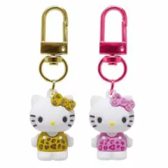 【中古】キーホルダー ハローキティ ヒョウ柄 PVCペアキーホルダー 「サンリオキャラクターズ」