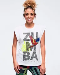 Latin Movement Muscle Tank With Extended Shoulder ズンバ 正規品 ZUMBA