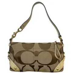 COACH コーチ ショルダーバッグ シグネチャー アクセサリーポーチ ミニバッグ ワンショルダー キャンバス 10730
