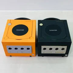 【ジャンク】【２個セット】 Nintendo ゲームキューブ DOL-001 本体 オレンジ ブラック 任天堂 ニンテンドー GameCube GQ2