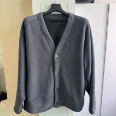 ユニクロ NEEDLES カーディガン グレー チャコール L