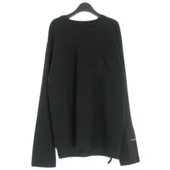オーエーエムシー OAMC PEACEMAKER 25SS LEAF LOOSE FIT CREWNECECK Tシャツ カットソー 長袖 L ブラック 黒 PCM1OT04Qのサムネイル