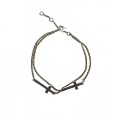 ディースクエアード DSQUARED2 22SS ダブルクロス モチーフ チェーン ブレスレット M シルバー S82AR0002 F124のサムネイル